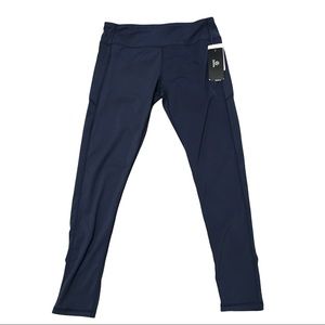 Zeronic blue high rise active leggings. Sz XL. New